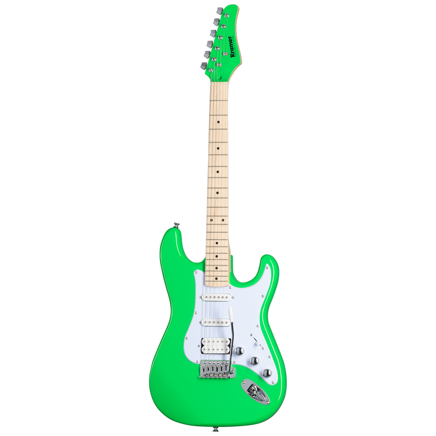Kramer Focus VT-211S, Neon Green Electric Guitar Kramer