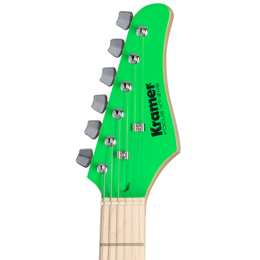 Kramer Focus VT-211S, Neon Green Electric Guitar Kramer