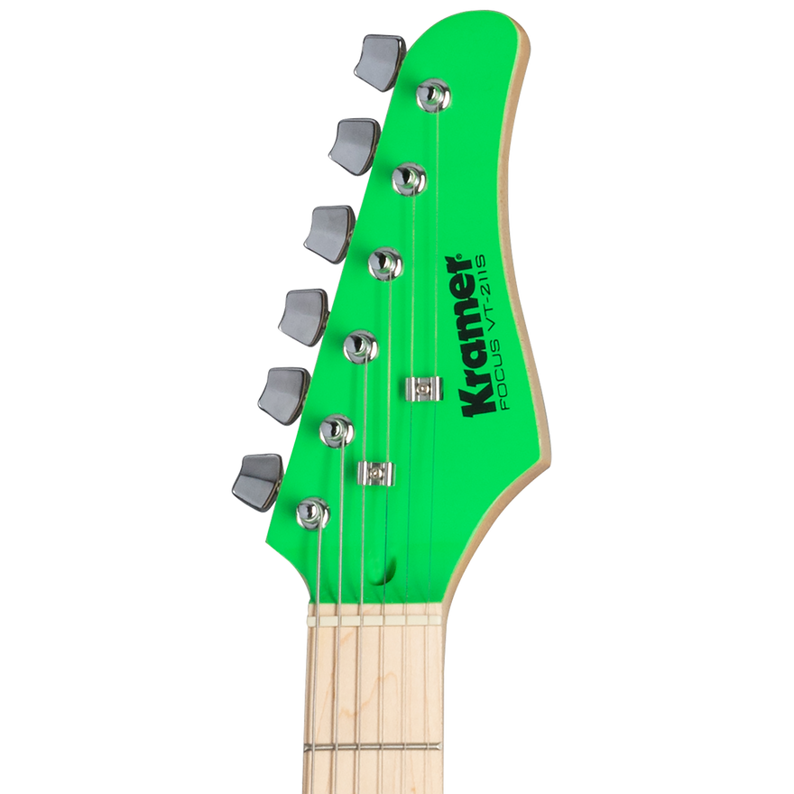 Kramer Focus VT-211S, Neon Green Electric Guitar Kramer