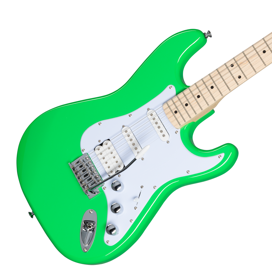 Kramer Focus VT-211S, Neon Green Electric Guitar Kramer