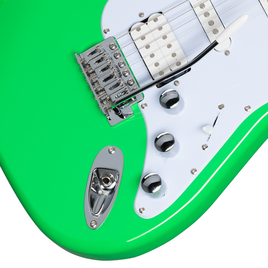Kramer Focus VT-211S, Neon Green Electric Guitar Kramer