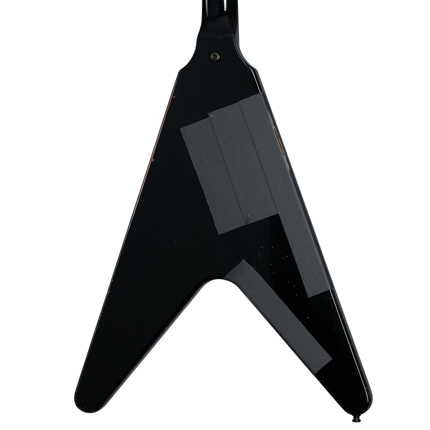 Gibson Custom Kirk Hammett 1979 Flying V, Ebony Electric Guitar Gibson Custom