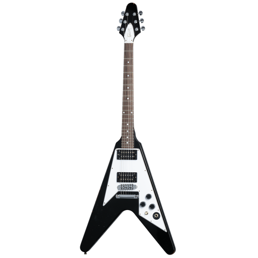 Gibson Custom Kirk Hammett 1979 Flying V, Ebony Electric Guitar Gibson Custom