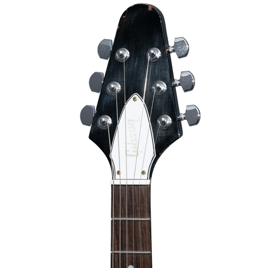Gibson Custom Kirk Hammett 1979 Flying V, Ebony Electric Guitar Gibson Custom