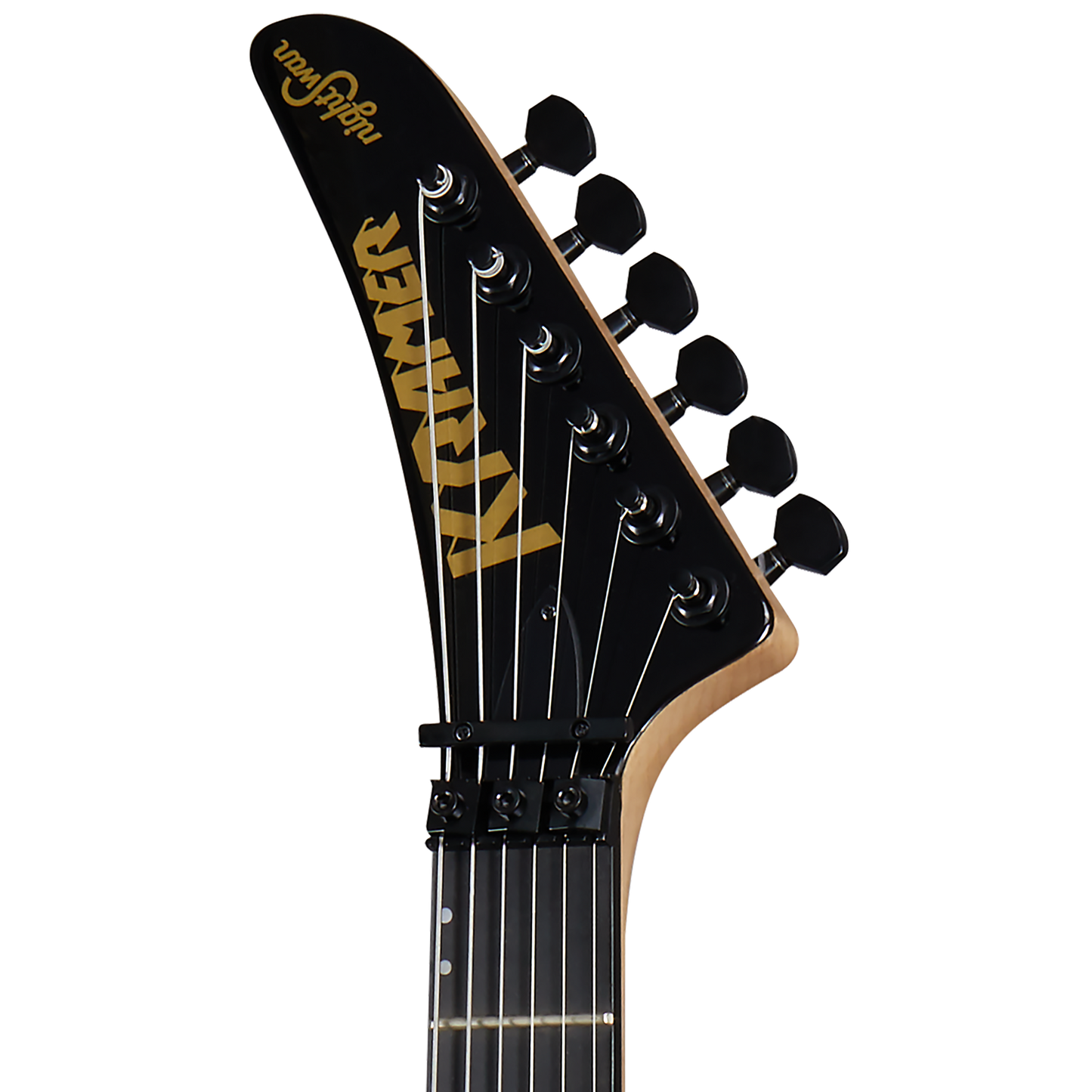 Kramer NightSwan, Black with Blue Polka Dot Electric Guitar Kramer