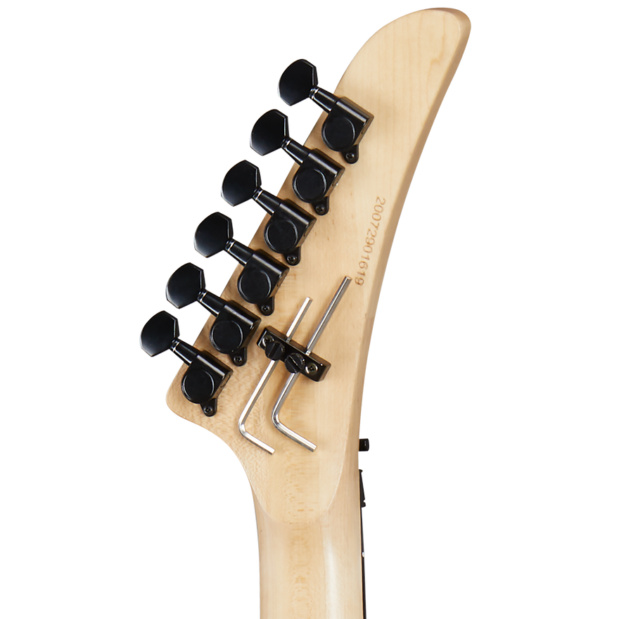 Kramer NightSwan, Black with Blue Polka Dot Electric Guitar Kramer