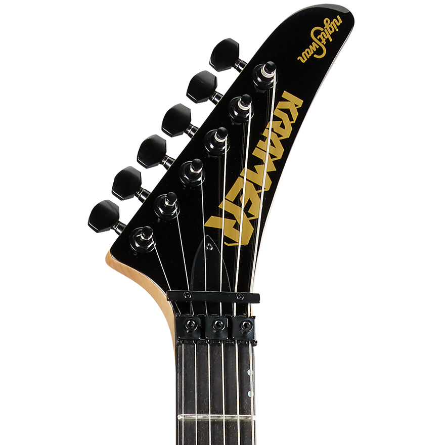 Kramer NightSwan, Left-Handed, Jet Black Metallic Electric Guitar Kramer