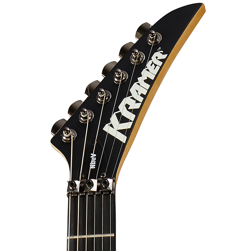 Kramer Nite-V with Floyd Rose, Satin Black Electric Guitar Kramer