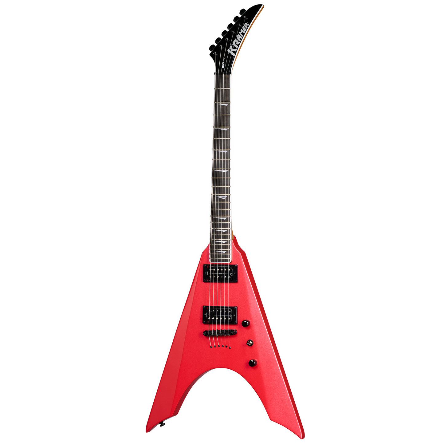 Kramer Nite-V, Crimson Metallic Electric Guitar Kramer