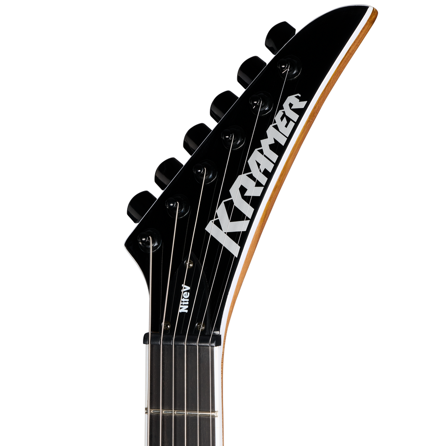 Kramer Nite-V, Crimson Metallic Electric Guitar Kramer