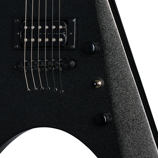 Kramer Nite-V, Jet Black Metallic, Exclusive Electric Guitar Kramer