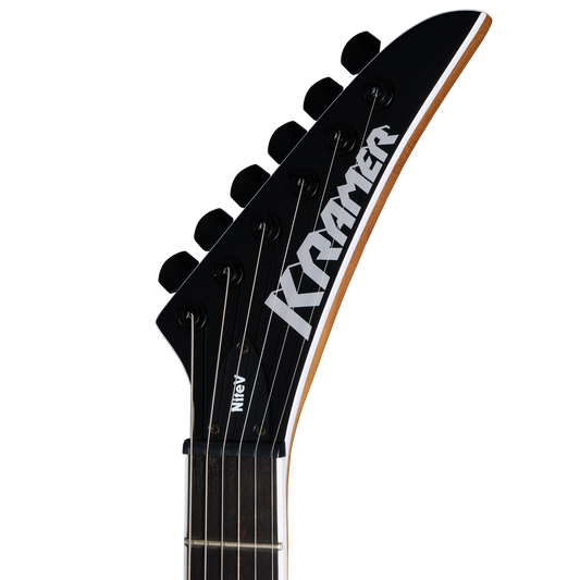 Kramer Nite-V, Jet Black Metallic, Exclusive Electric Guitar Kramer