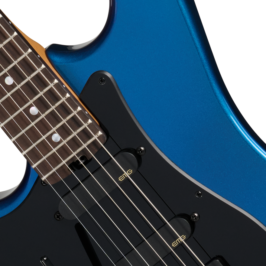 Kramer Pacer Deluxe 87 EMG, Left-Handed, Flip Flop Blue, Exclusive Electric Guitar Kramer