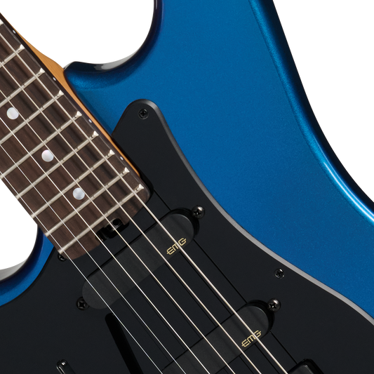 Kramer Pacer Deluxe 87 EMG, Left-Handed, Flip Flop Blue, Exclusive Electric Guitar Kramer