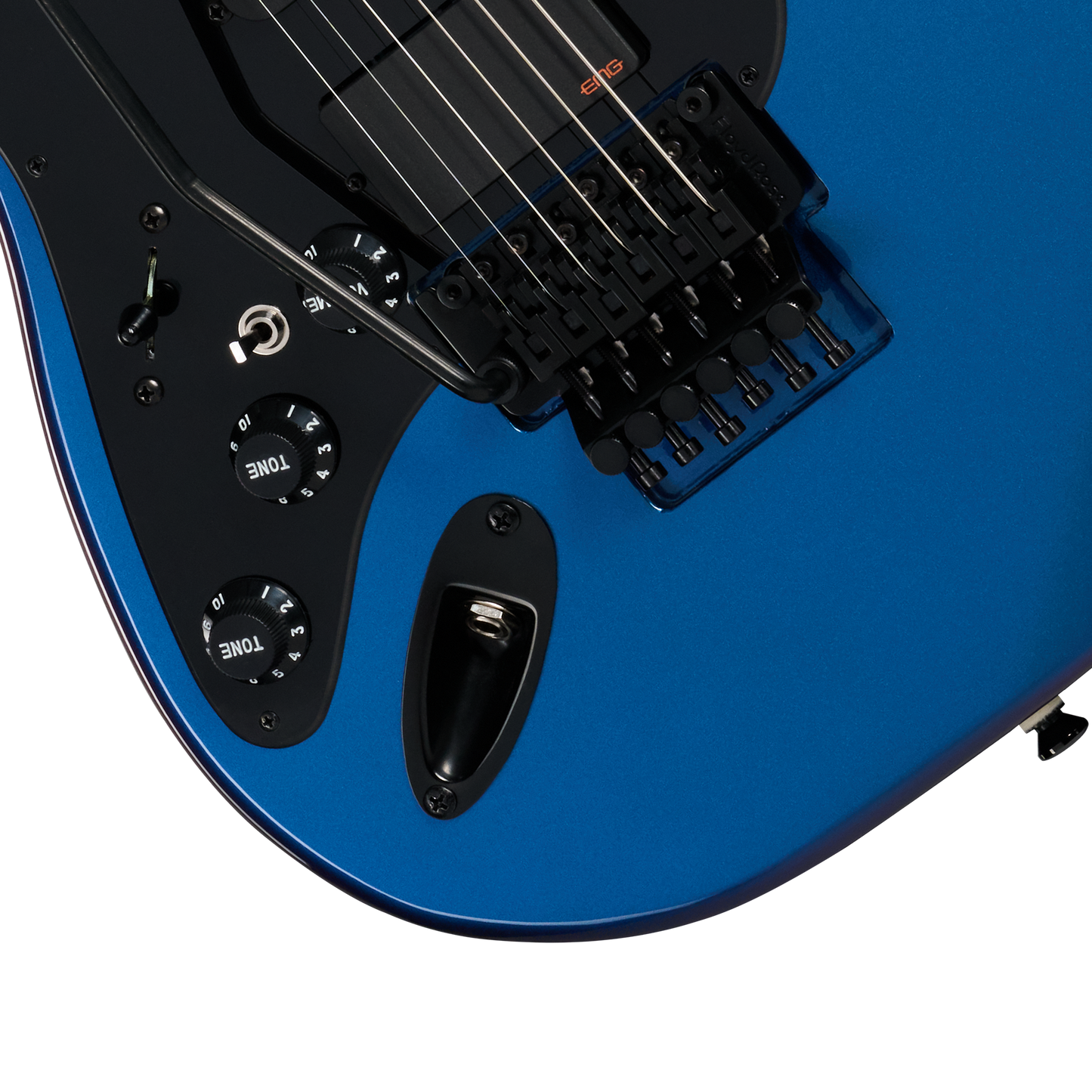 Kramer Pacer Deluxe 87 EMG, Left-Handed, Flip Flop Blue, Exclusive Electric Guitar Kramer