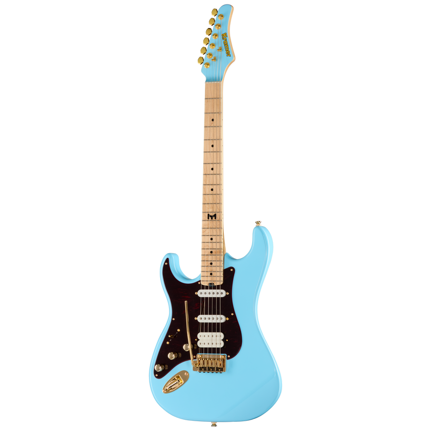 Kramer Malina Moye Pacer Deluxe, Left-Handed, Splash Blue Electric Guitar Kramer