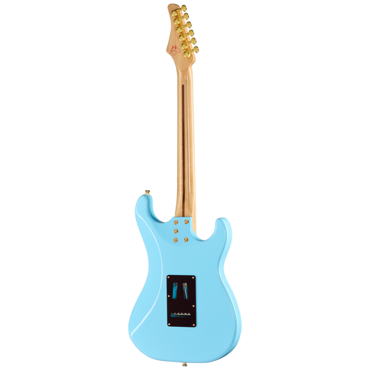 Kramer Malina Moye Pacer Deluxe, Left-Handed, Splash Blue Electric Guitar Kramer