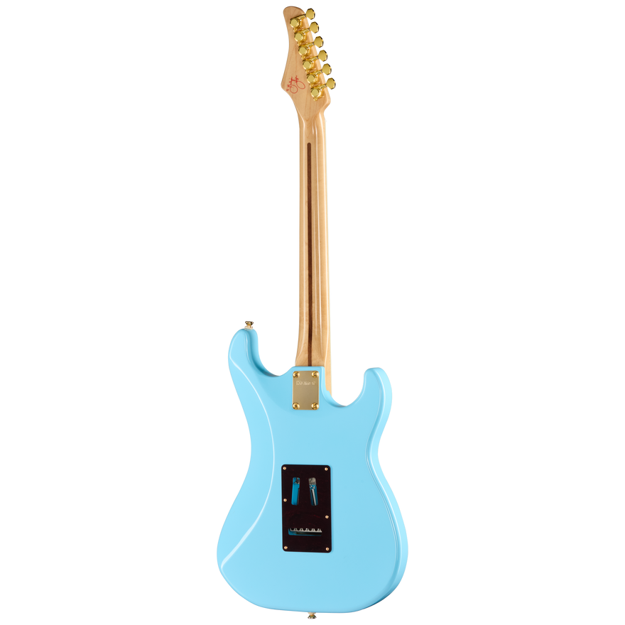 Kramer Malina Moye Pacer Deluxe, Left-Handed, Splash Blue Electric Guitar Kramer