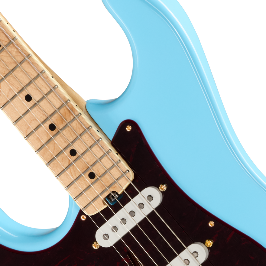 Kramer Malina Moye Pacer Deluxe, Left-Handed, Splash Blue Electric Guitar Kramer