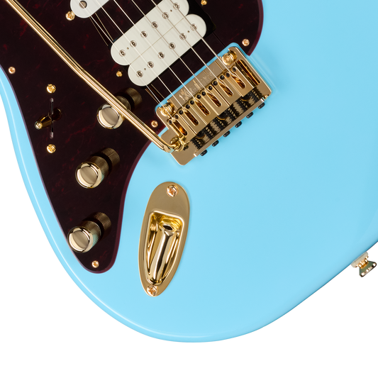 Kramer Malina Moye Pacer Deluxe, Left-Handed, Splash Blue Electric Guitar Kramer
