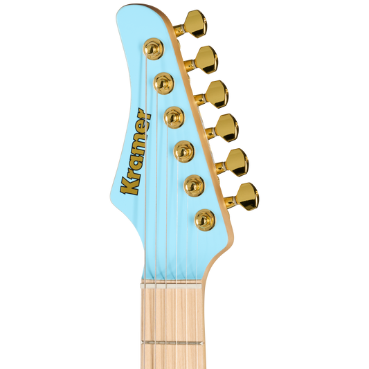 Kramer Malina Moye Pacer Deluxe, Splash Blue Electric Guitar Kramer