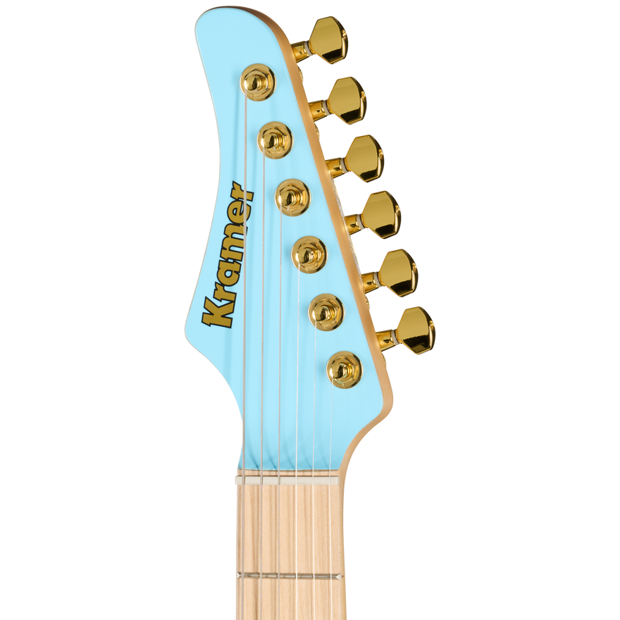 Kramer Malina Moye Pacer Deluxe, Splash Blue Electric Guitar Kramer