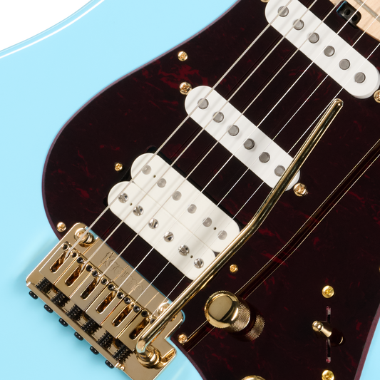 Kramer Malina Moye Pacer Deluxe, Splash Blue Electric Guitar Kramer
