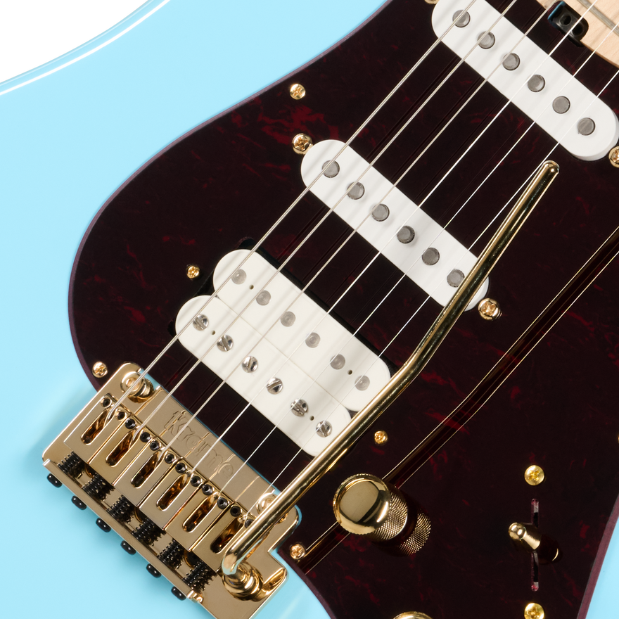 Kramer Malina Moye Pacer Deluxe, Splash Blue Electric Guitar Kramer