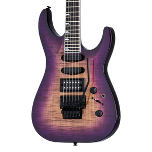 Kramer SM-1 Figured, Royal Purple Perimeter Electric Guitar Kramer