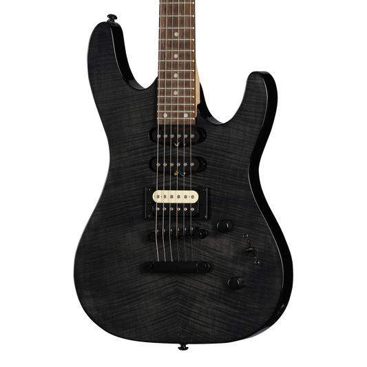 Kramer Striker Figured HSS, Transparent Ebony Electric Guitar Kramer