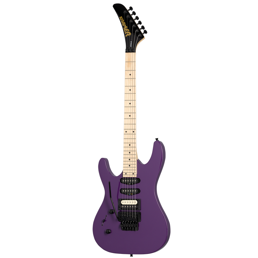 Kramer Striker HSS Floyd Rose, Left-Handed, Majestic Purple Electric Guitar Kramer