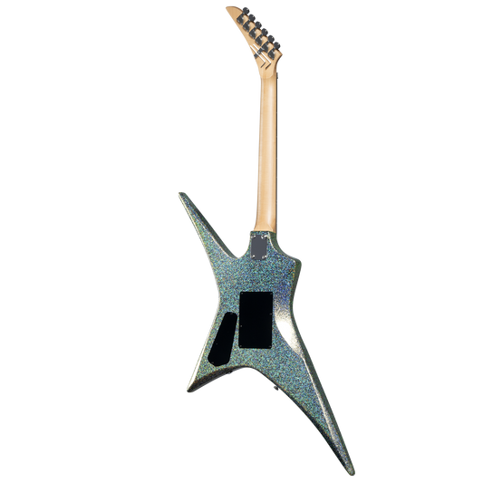 Kramer Lzzy Hale Voyager, Black Diamond Holographic Sparkle Electric Guitar Kramer