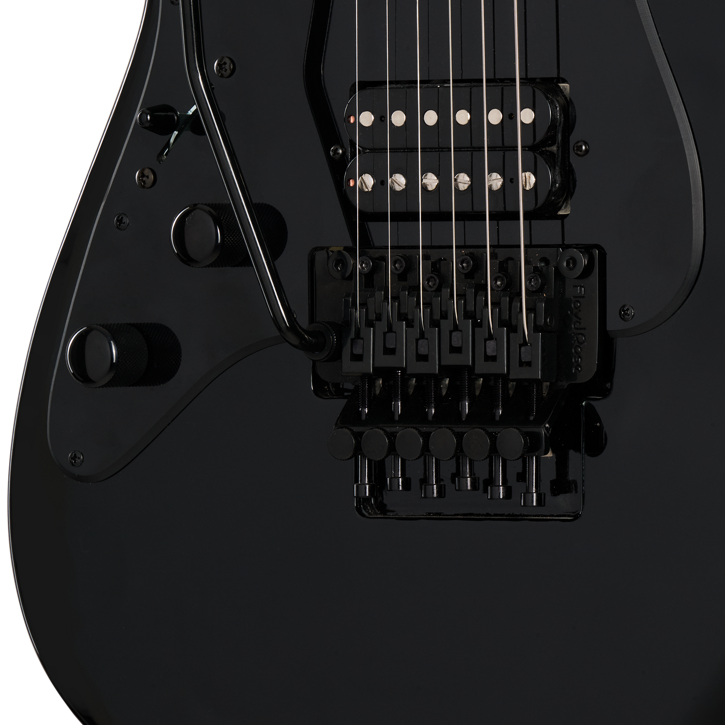 Kramer Volante HHFR, Intruder Black, Left Handed Electric Guitar Kramer