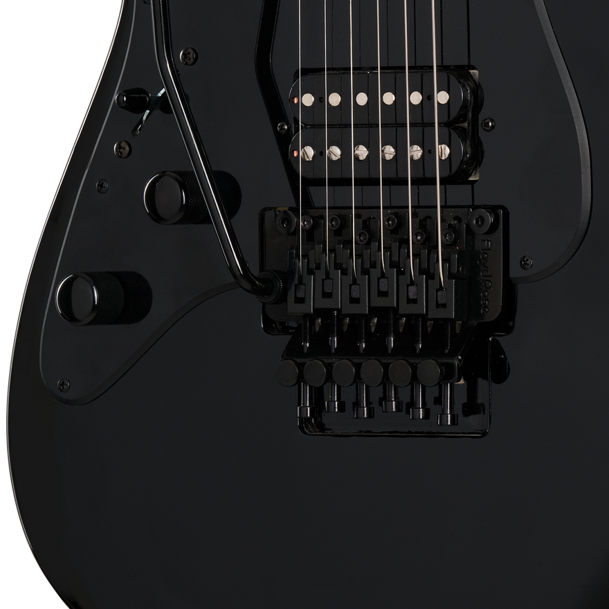 Kramer Volante HHFR, Intruder Black, Left Handed Electric Guitar Kramer