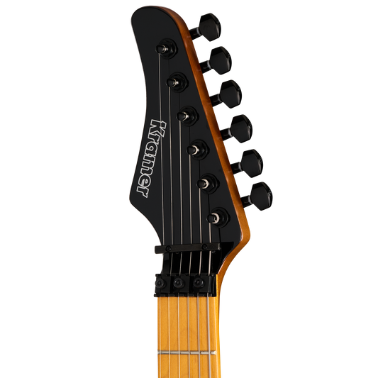 Kramer Volante HHFR, Intruder Black, Left Handed Electric Guitar Kramer