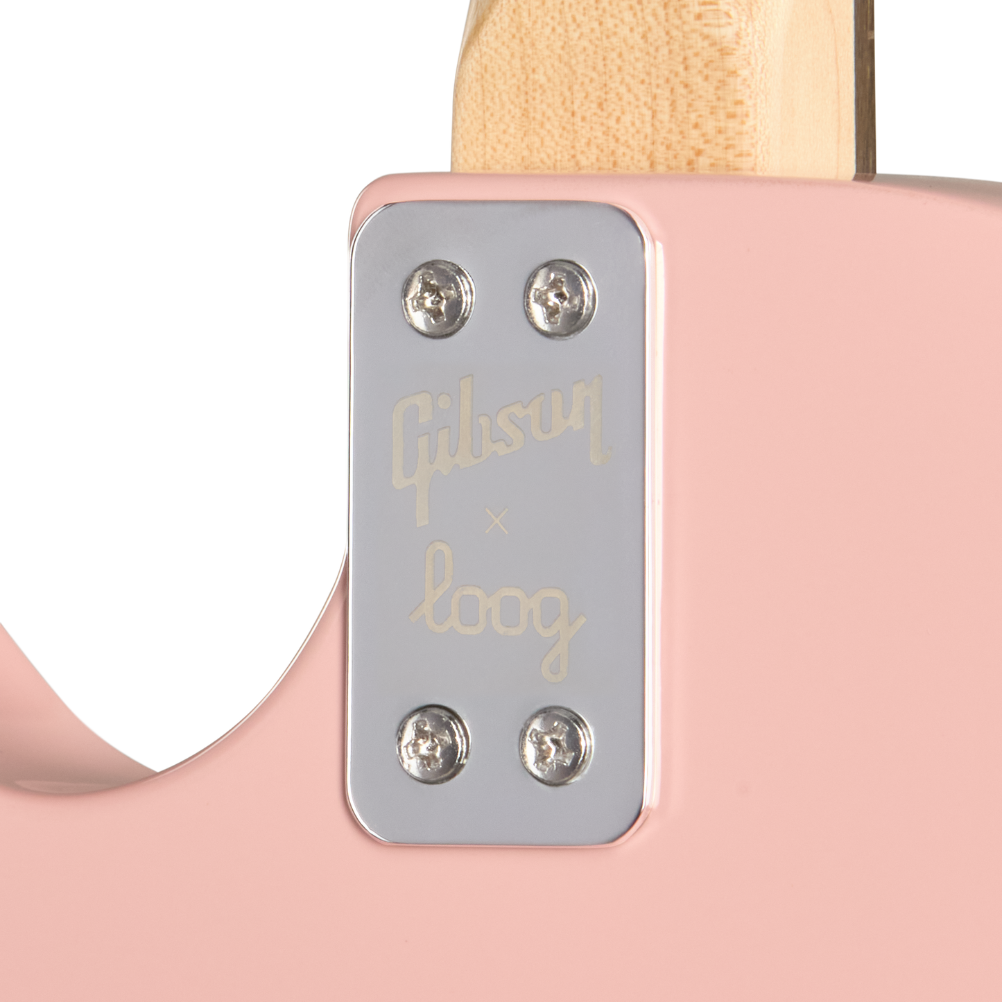 Gibson x Loog 3-String Les Paul, Shell Pink Electric Guitar Gibson