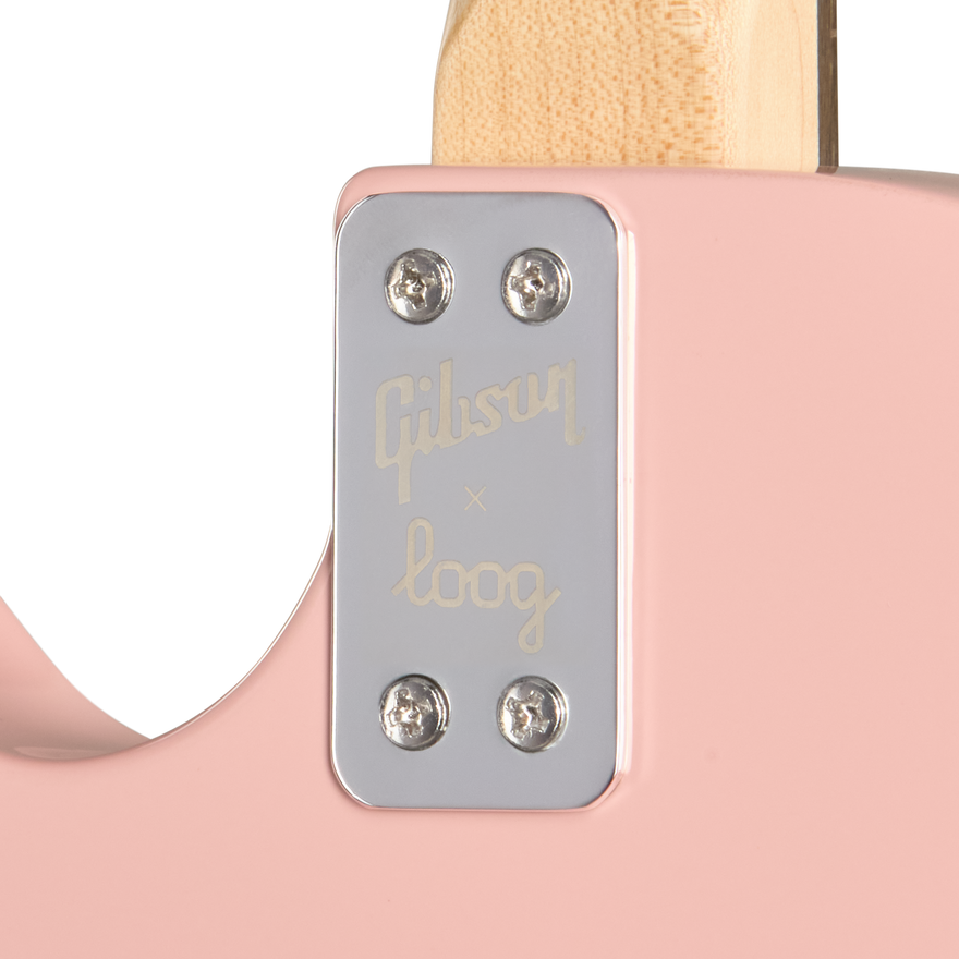 Gibson x Loog 3-String Les Paul, Shell Pink Electric Guitar Gibson