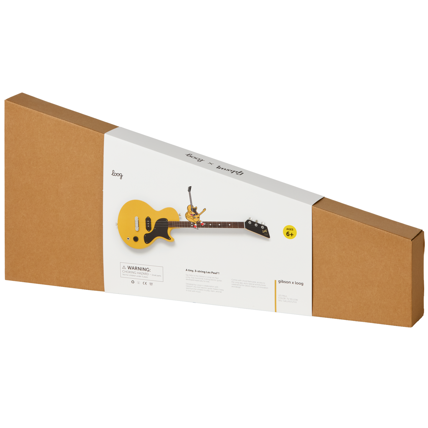 Gibson x Loog 3-String Les Paul, TV Yellow Electric Guitar Gibson