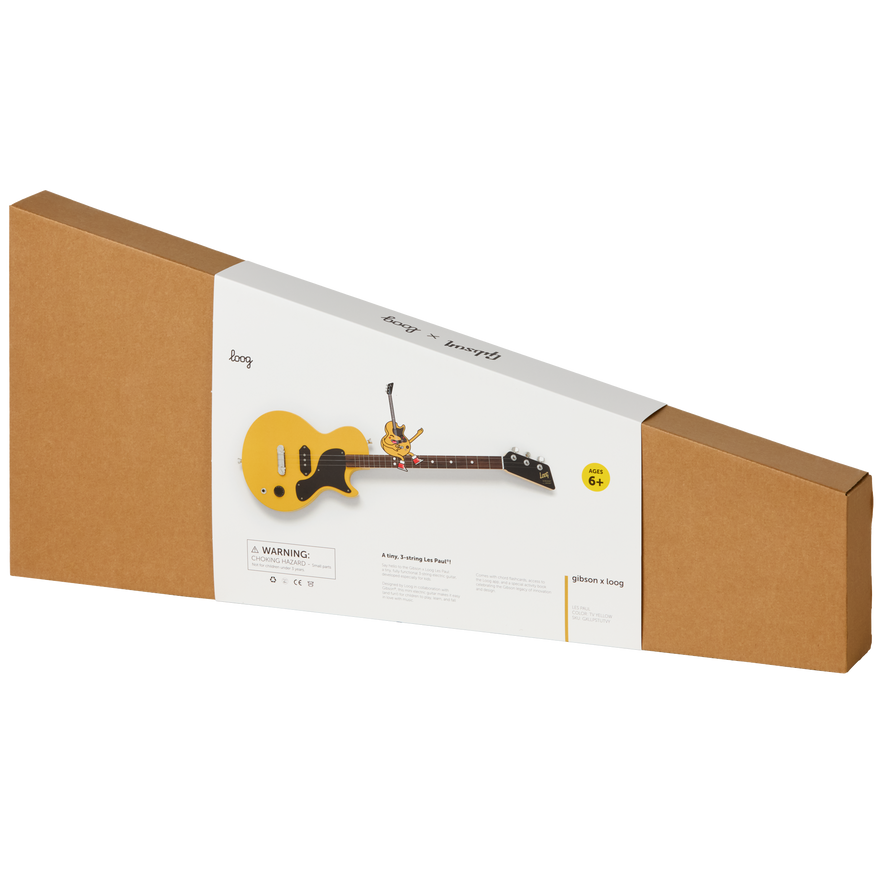 Gibson x Loog 3-String Les Paul, TV Yellow Electric Guitar Gibson