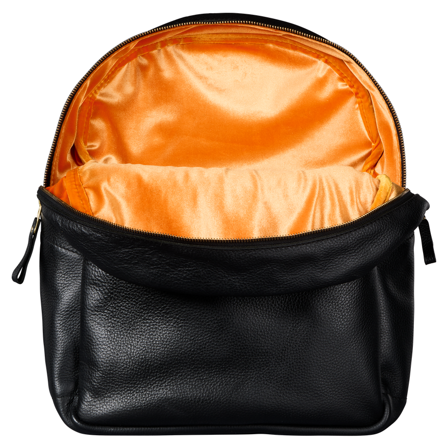 Lifton Leather Backpack, Black, Exclusive Backpack Lifton