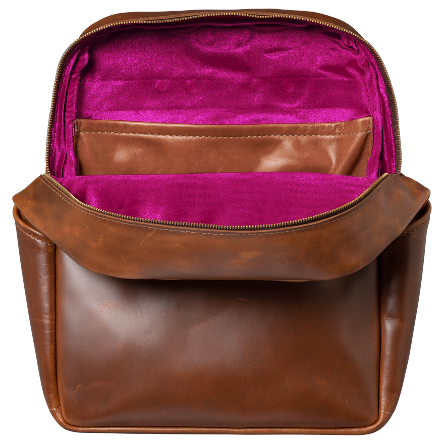 Lifton Leather Backpack, Brown Backpack Lifton