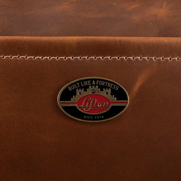 Lifton Leather Duffle Bag, Brown Duffle Bag Lifton