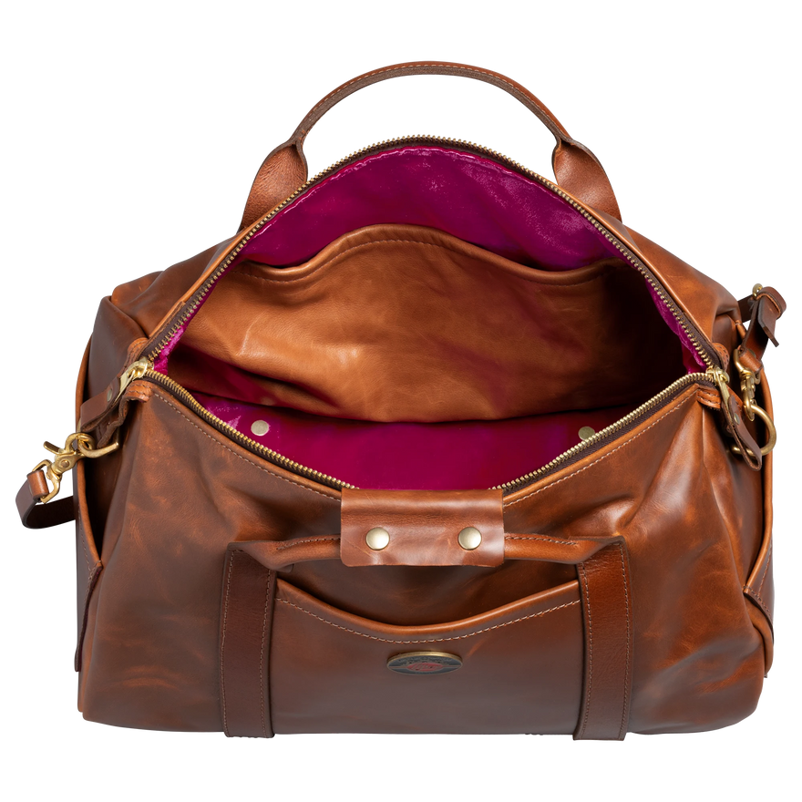 Lifton Leather Duffle Bag, Brown Duffle Bag Lifton