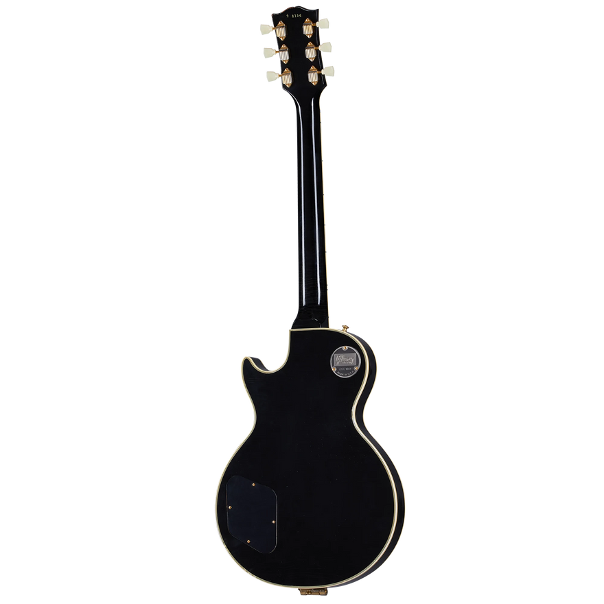 Gibson Custom 1957 Les Paul Custom Reissue 3-Pickup Bigsby, Light Aged, Ebony Electric Guitar Gibson Custom