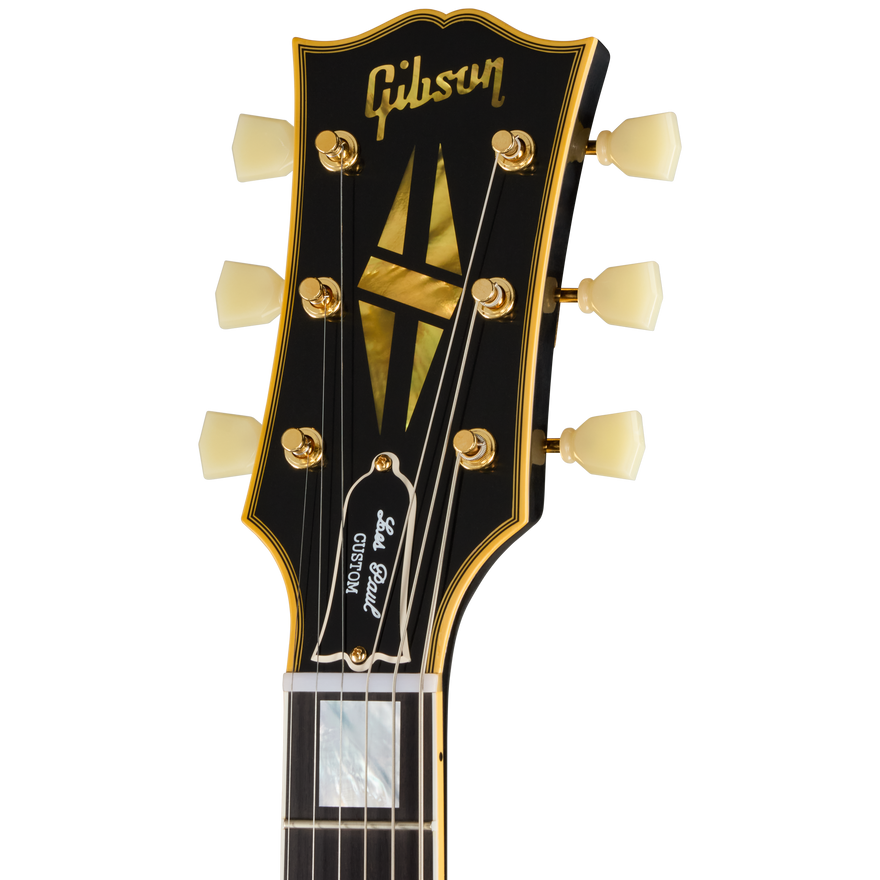 Gibson Custom 1957 Les Paul Custom Reissue 3-Pickup, Left-Handed, Ebony Electric Guitar Gibson Custom