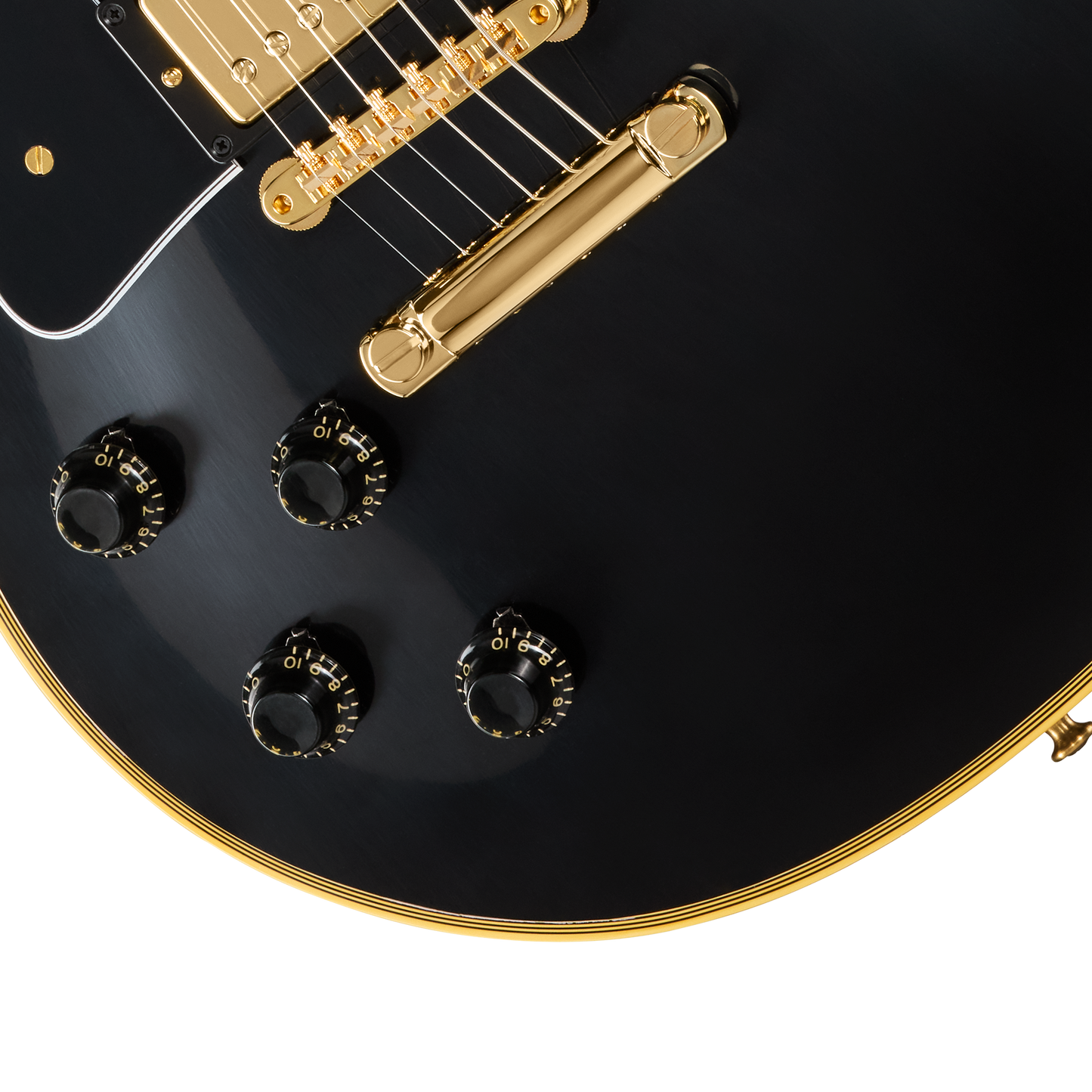 Gibson Custom 1957 Les Paul Custom Reissue 3-Pickup, Left-Handed, Ebony Electric Guitar Gibson Custom