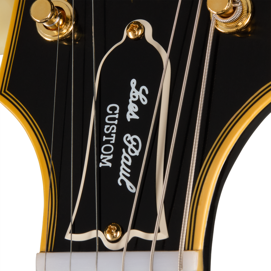Gibson Custom 1957 Les Paul Custom Reissue 3-Pickup, Left-Handed, Ebony Electric Guitar Gibson Custom