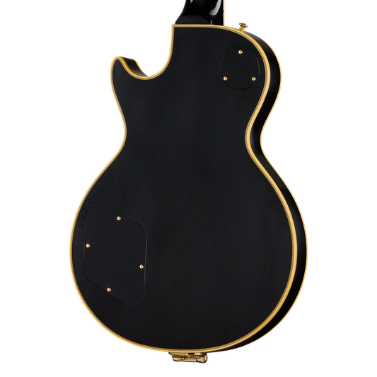 Gibson Custom 1957 Les Paul Custom Reissue 3-Pickup Bigsby VOS, Ebony Electric Guitar Gibson Custom