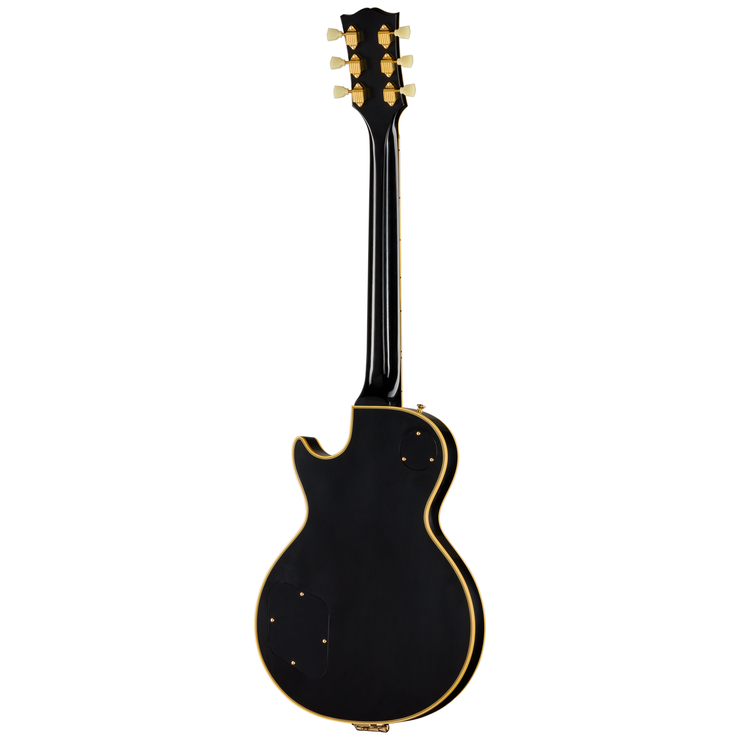 Gibson Custom 1957 Les Paul Custom Reissue 3-Pickup Bigsby VOS, Ebony Electric Guitar Gibson Custom