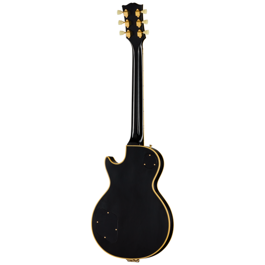 Gibson Custom 1957 Les Paul Custom Reissue 3-Pickup Bigsby VOS, Ebony Electric Guitar Gibson Custom